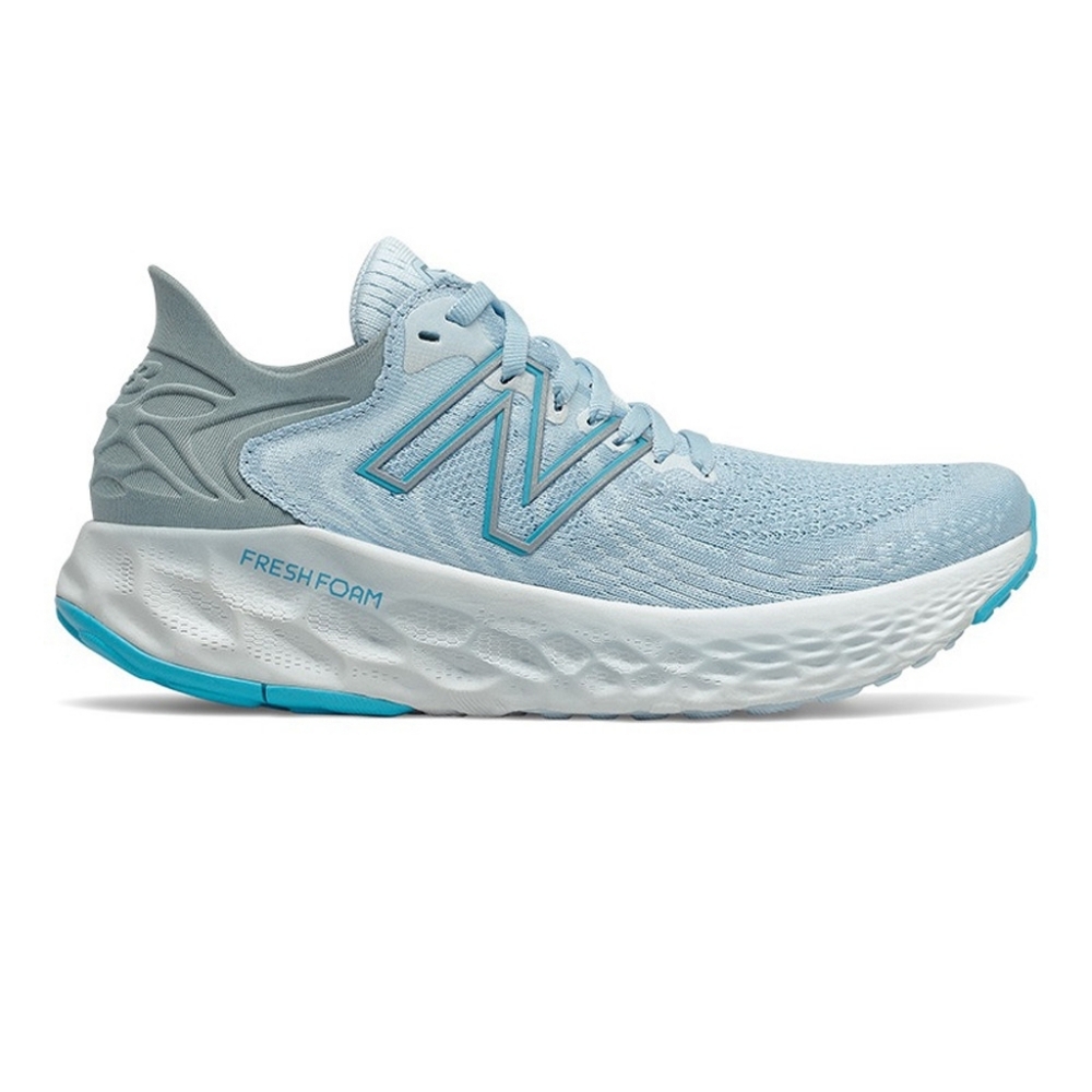 New Balance Women's Fresh Foam 1080 Sneakers - Sky Blue and Gray